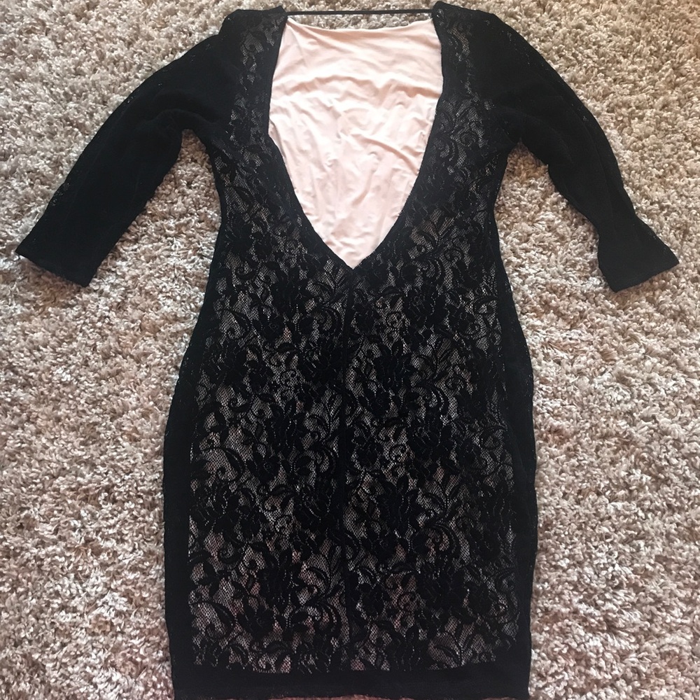 Miss International Black Lace Dress size XL. - Picture 2 of 3